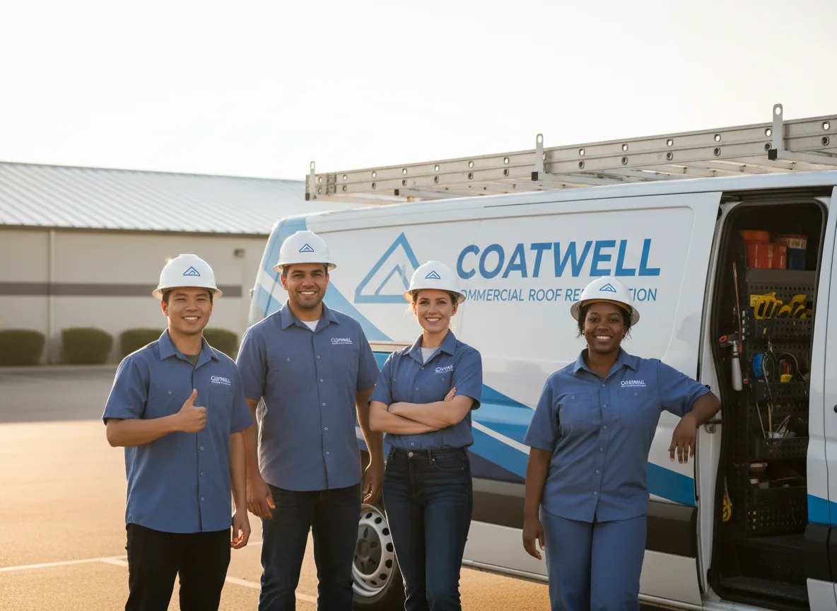 Commercial roof coating company in Lacota, MI